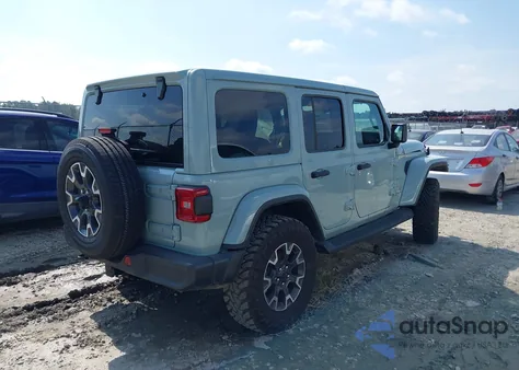 2024 Jeep Wrangler 4-Door Sahara 4X4 from USA, damaged, VIN 1C4PJXEG2RW377739